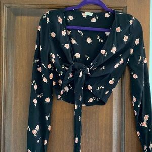 Brandy Melville tie front top